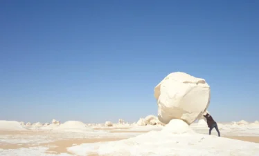 Black and White Desert