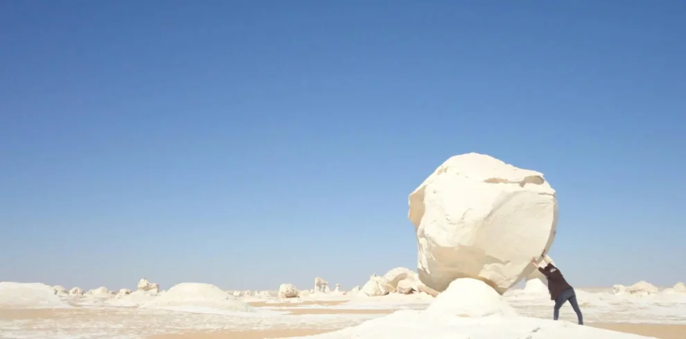 Black and White Desert