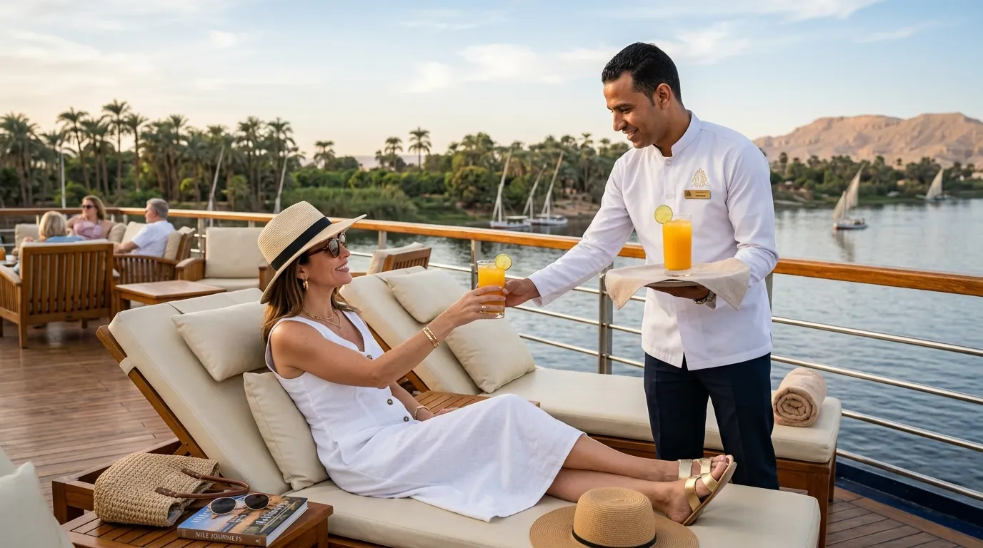 4-Day Nile Cruise in Egypt: Premium Service, Iconic Temples & Relaxed Luxury