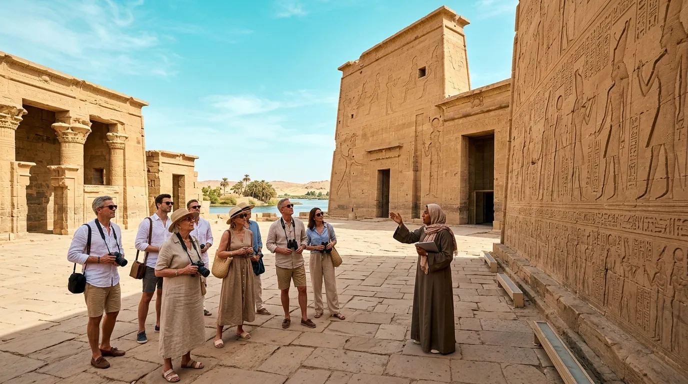 Aswan Day Tour From Your Nile Cruise: Philae, Nubian Culture & Nubia-Style Luxury